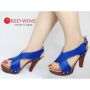 Sepatu Wanita Import - Red Wine Q772-2