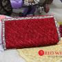 Dompet Wanita Import : Red Wine Q92468 