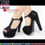 Sepatu Wanita Import - Red Wine XA179-6 Black