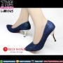 Sepatu Wanita Import - Red Wine YA102 - Blue