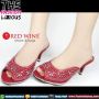 Sepatu Wanita Premium : Red Wine X893-1 Red