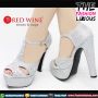 Sepatu Wanita Premium - Red Wine XA179-2 Silver