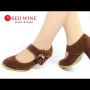  Sepatu Wanita Import - Red Wine TA559-36