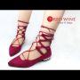 Sepatu Wanita Import : Red Wine V663-41 Red