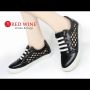 Sepatu Wanita Import - Red Wine VF189-2 Black