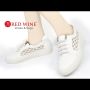 Sepatu Wanita Import - Red Wine VF189-2 White
