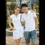 Dress-Polo Couple Pain White