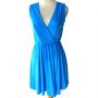Baju Wanita Import : Light Blue Elegant Dress 