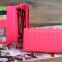 Dompet HP Square Emboss - Pink