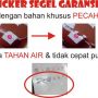 Stiker Segel Garansi Servis Komputer