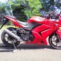 Kawasaki Ninja 250 Merah 2010 km rendah