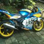 YAMAHA VIXION 2010 FULL MODIF NINJA BIRU