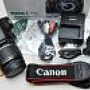 Canon 650d + Lensa Kit 18-55mm Is Ii