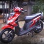 JUAL HONDA BEAT 2010 MERAH MULUS