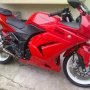 Jual kawasaki ninja 250 merah mulus