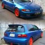 WTS!! DIJUAL!!! Honda civic SR3 (Estilo) 1993 M/T Biru (ZC DOHC - WIRE TUCK)