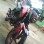 Jual bajaj pulsar modif body Tasikmalaya Merah Hitam