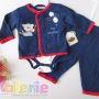 Baby Grand Jumper Set Blue 3 IN 1 Airplane Bear