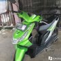 Jual honda beat 2012 putih hijau 