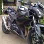 Jual Kawasaki Ninja Z 250 2013 Black Doft modif Tangan-1