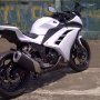 Jual Ninja 250 Fi Putih 2013 Low KM 704 jarang pakai