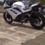 Jual Ninja 250 Fi Putih 2013 Low KM 704 jarang pakai