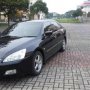 Jual Honda Accord 2004 VTi A/T Hitam Mulus