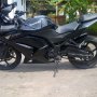 Di jual Ninja 250 R 2011 hitam istimewa jarang pakai