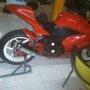 Jual cepat kawasaki ninja 250 merah modif  2011 DKI