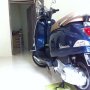 JUAL Piaggio Vespa LX 150 ie 2012 Biru Modif minimalis