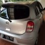 Jual Nissan March 2012 AT SIlver Mulus 