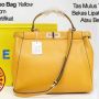 Tas Wanita Fendi PeekaBoo Swift Bag Yellow, Murah Dan Bagus