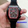 RICHARD MILLE RM011 Edition Felipe Massa Rubber SWISS ETA Black Red