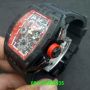 RICHARD MILLE RM011 Edition Felipe Massa Rubber SWISS ETA Black Red