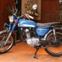 Honda CB 100 Biru 1973 Orisinil