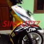 Jual Yamaha Mio J Teen 2013 Putih Kuning mulus