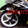 Jual Yamaha Mio J Teen 2013 Putih Kuning mulus