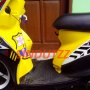 Jual Yamaha Mio J Teen 2013 Putih Kuning mulus