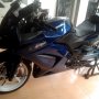 Jual kawasaki ninja 250 2010 biru bekasi jarang pakai