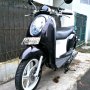 Jual Scoopy 2011 hitam putih Full Orisinil