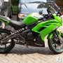 JUAL KAWASAKI NINJA650 2012 HIJAU MULUS