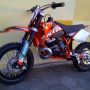 Motor Trail Ktm Mini 110cc Orange Sporty
