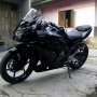 Jual Ninja 250 tahun 2010 hitam modif