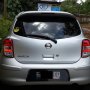 Jual Nissan March AT 2011 Silver Met