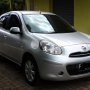 Jual Nissan March AT 2011 Silver Met