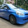 Jual jazz vtec mt 2005 biru mulus