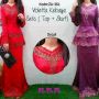 kebaya violet satin 01