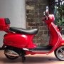 Jual Piaggio LX 150 Merah 2012 Full Accesories