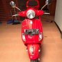 Jual Piaggio LX 150 Merah 2012 Full Accesories