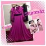 SHANNAZ DRESS MAGENTA